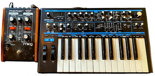 Novation Bass Station + Moogerfooger